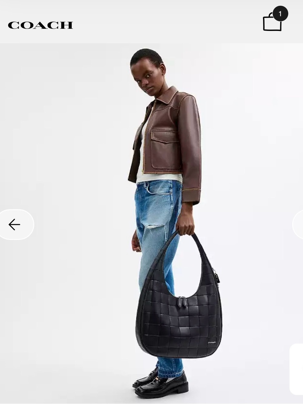 Coach Coachtopia Alter/Ego Large Crescent Shoulder Bag - Picture 6 of 11